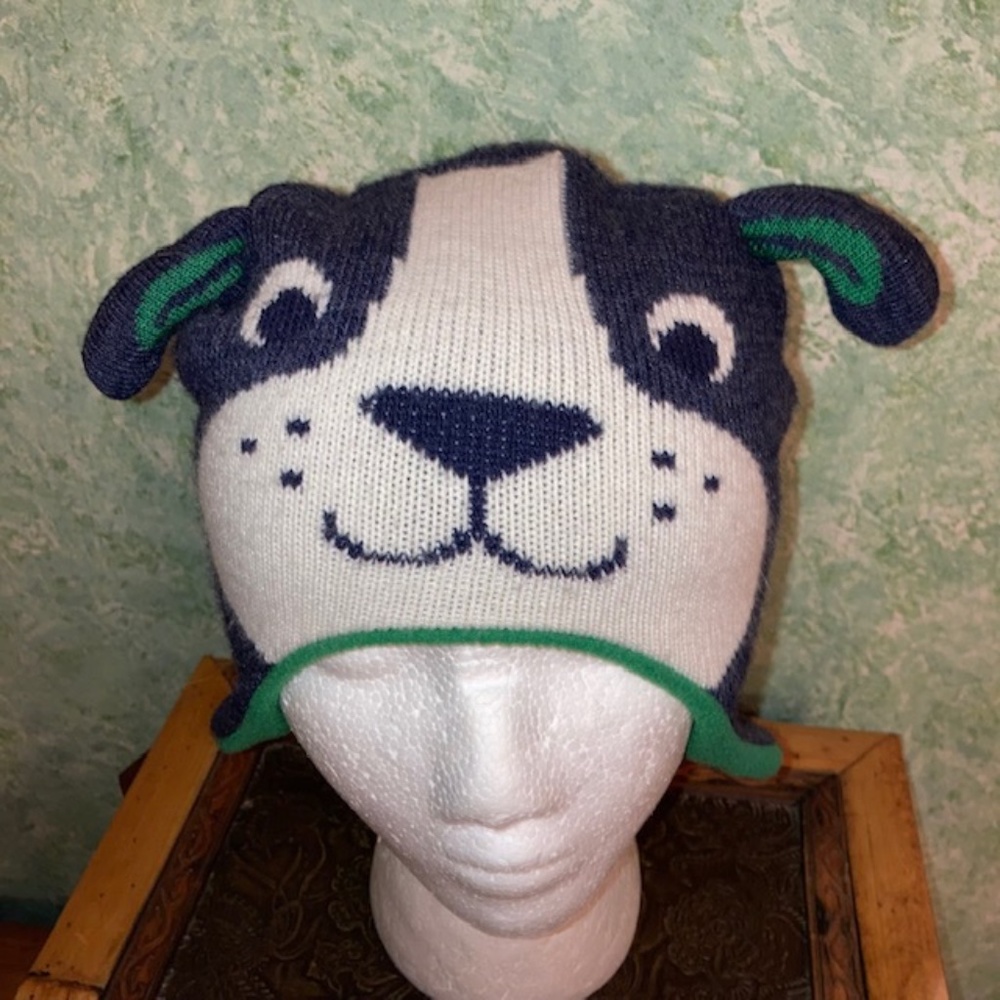 BOYS DOG winter knit hat